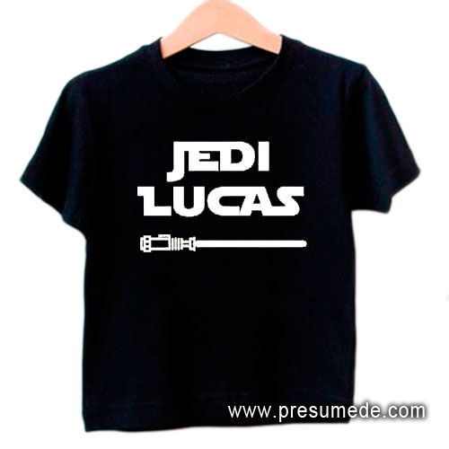 Camiseta JEDI personalizada para niños