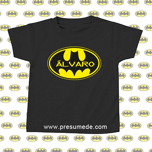 Camiseta infantil BAT camiseta personalizada