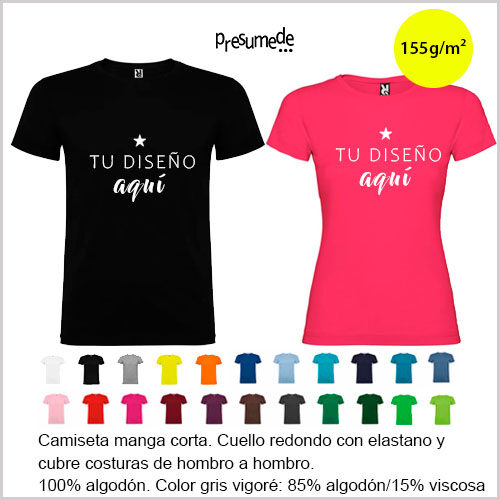 Camiseta de algodón merchandising