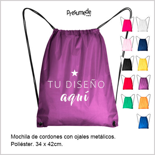 Mochila de poliéster merchandising