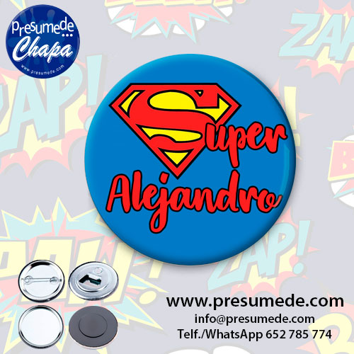 CHAPAS PERSONALIZADAS NOMBRES