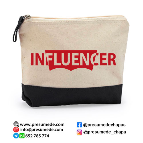 Neceser de algodón influencer