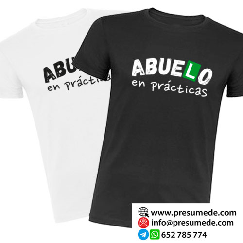 camiseta abuelo en prácticas