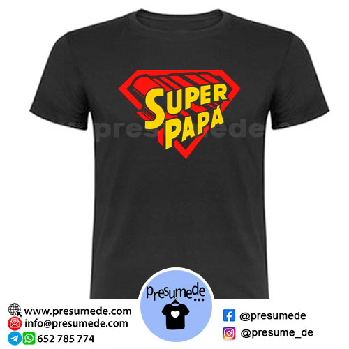 Camiseta super papá