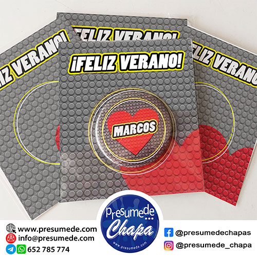 Marcasitios chapa 38mm lego para Graduación ¡FELIZ VERANO!