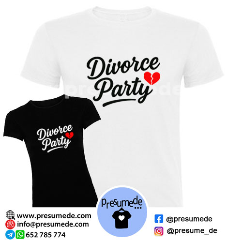 Camiseta para fiesta de divorcio divorce party