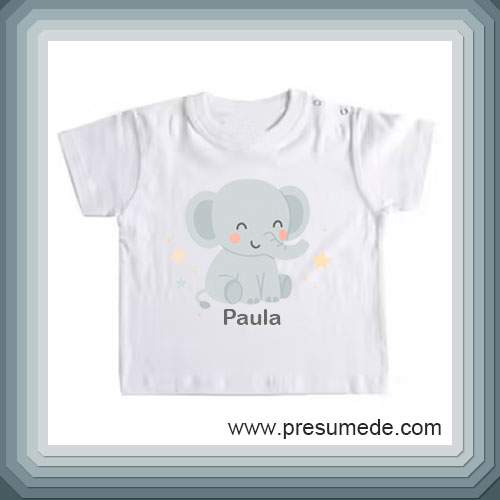 Camiseta elefante infantil