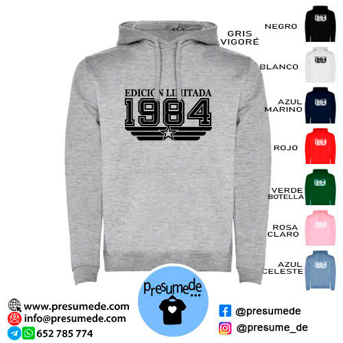 sudadera personalizada edición limitada
