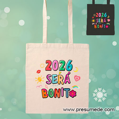 Bolsa de algodón 2026 será bonito