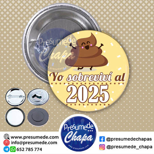 Chapas para Navidad yo sobreviví al 2025