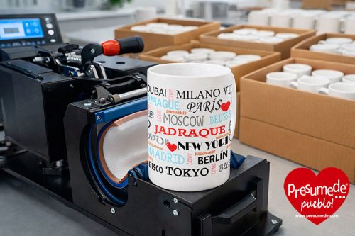 Taza personalizada ciudades del mundo Jadraque