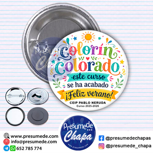 Chapas para graduación colorín colorado