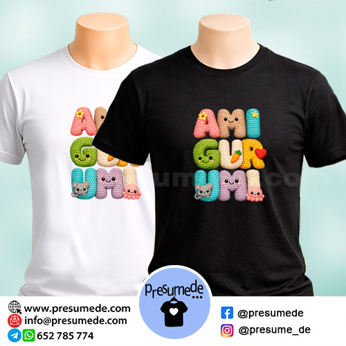 camiseta amigurumi
