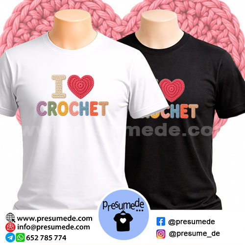 camiseta I Love Crochet