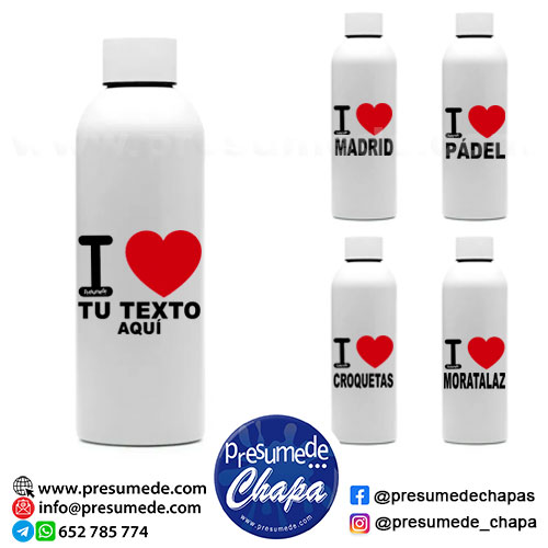Bidón personalizado I Love