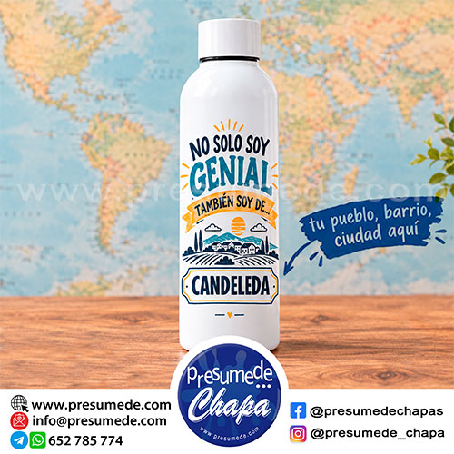 Bidón personalizado no solo soy genial, también soy de...